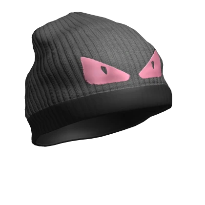 Pink Evil Monster Eyes Beanie V2