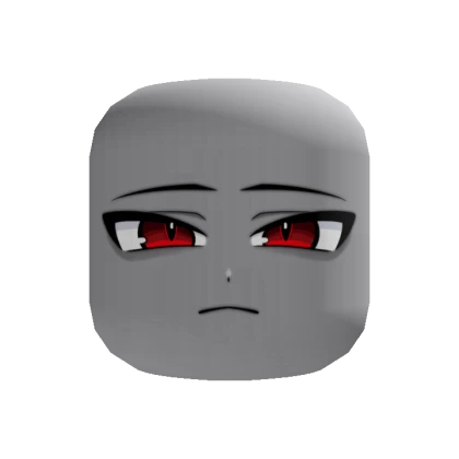 Stern Anime Protagonist Face - Recolorable