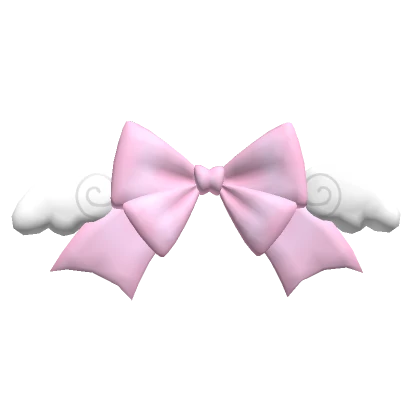 Angel Head Bow Pink