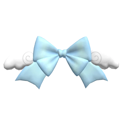 Blue Angel Head Bow