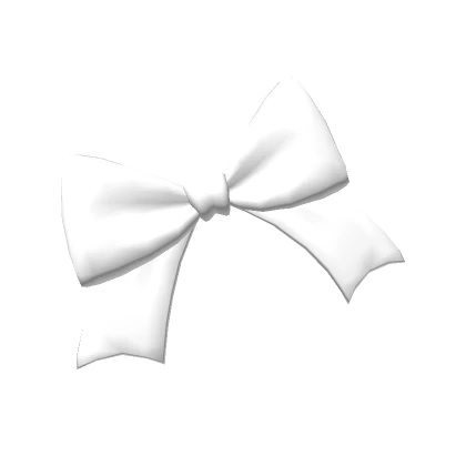 White Preppy Head Bow