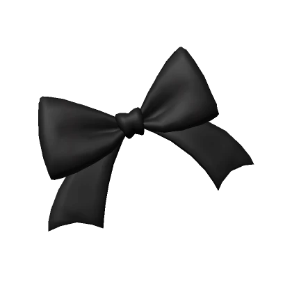 Black Preppy Head Bow