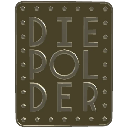 Golden Diepolder Pin 