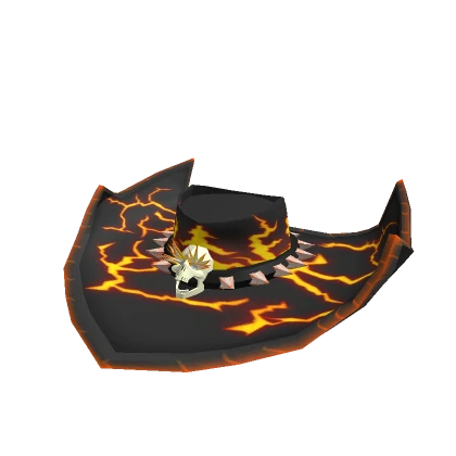 The Flaming Outlaw's hat