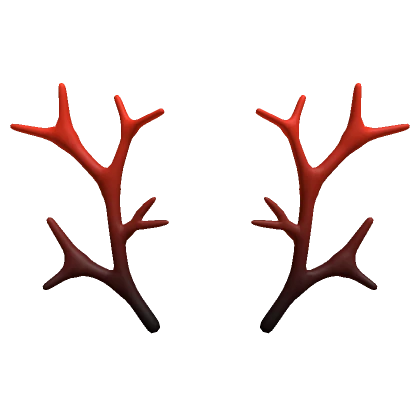 Red Exotic Antlers