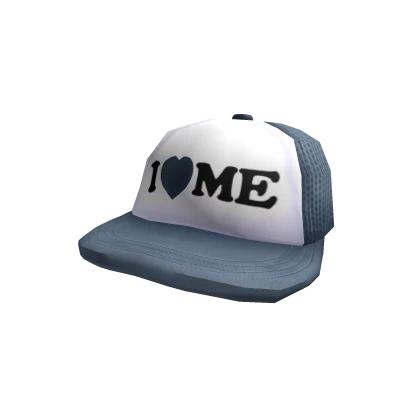 i heart me y2k trucker cap - navy