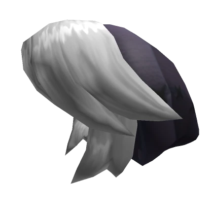 Elf White Hair with Purple Cap