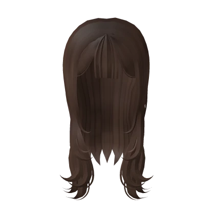 Cute Anime Style Hair in Brown