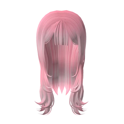 Cute Anime Style Hair in Pink