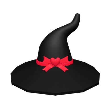 Cute Halloween Witch Hat in Red