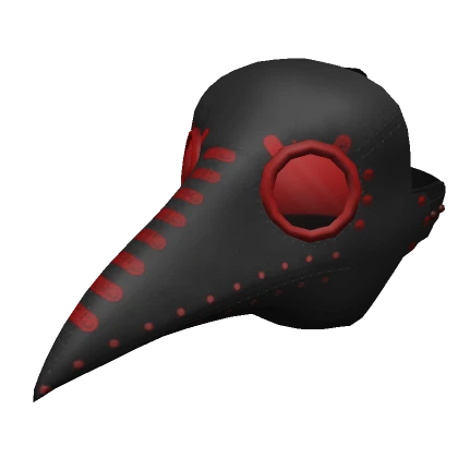 Plague Doctor Mask (Red)