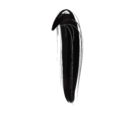 3.0 Hair Realistic Super Long Ponytail - Black