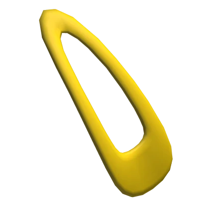 Casual Side Bang Clip Yellow