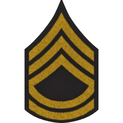Sergeant First Class Rank Patch
