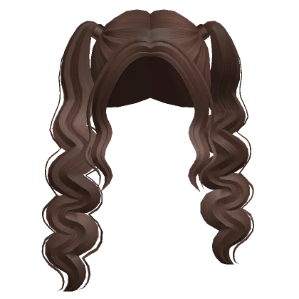 Super Wavy Pigtails (Brown)