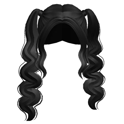 Super Wavy Pigtails (Black)