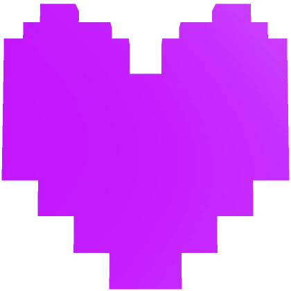 Purple Pixel Heart