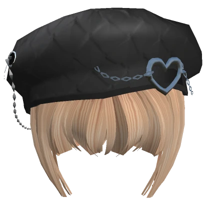 Adorable Beret Hime Cut Hair - Blonde
