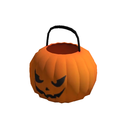 Holdable Pumpkin Bucket [Empty]