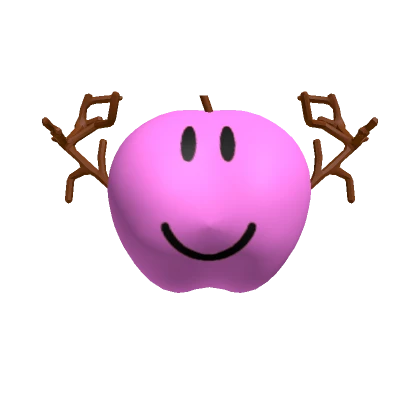 Pink apple antlers