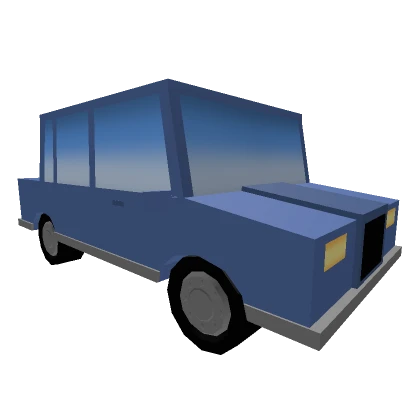 Blue Cartoony Car Costume