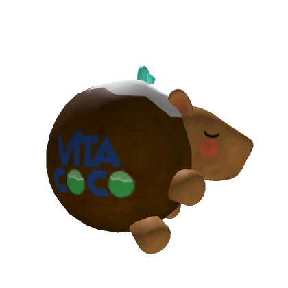 Coconut Capybara Shoulder Pet