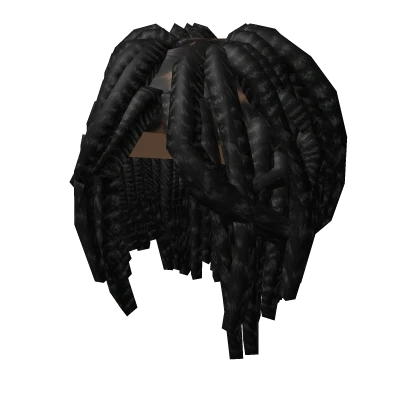 Mullet Dreads in Black