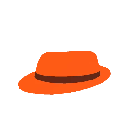 Orange Neon Glow Fedora