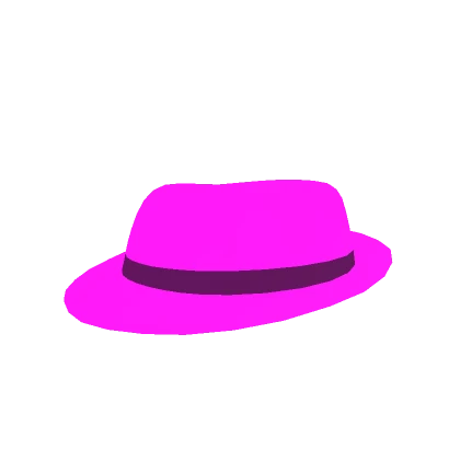 Pink Neon Glow Fedora