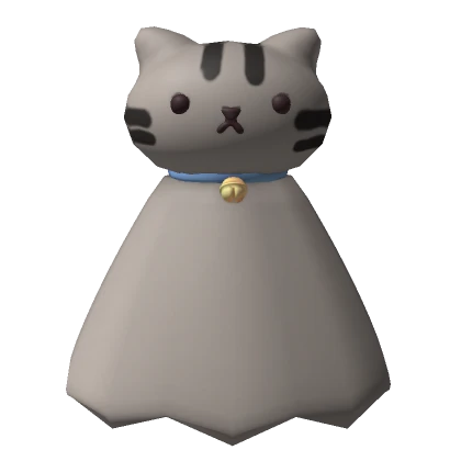 Cute Ghost Cat Headpet in Gray