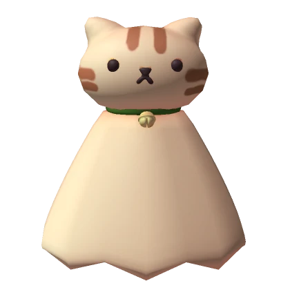 Cute Ghost Cat Headpet in Light Brown