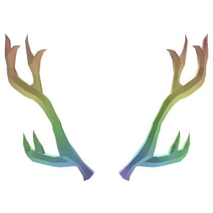 Pastel Rainbow Antlers