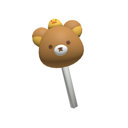 Kawaii Bear w Duck Friend Cake Pop