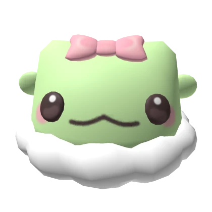 cutesy kawaii blushing froggy ୨୧