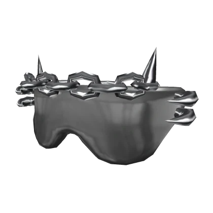 Grey Y2K Reflective Chained Shades