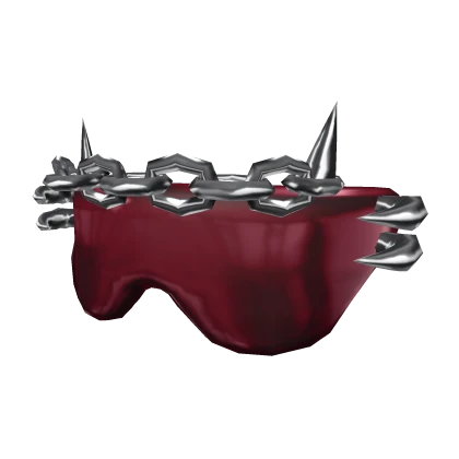 Red Y2K Reflective Chained Shades