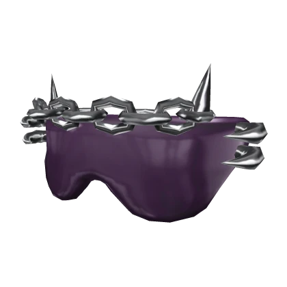 Purple Y2K Reflective Chained Shades