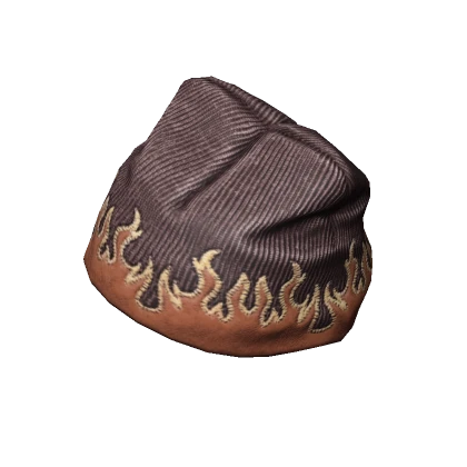 Essential Beanie Brown Flames