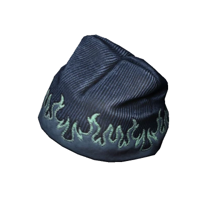 Essential Beanie Blue Flames