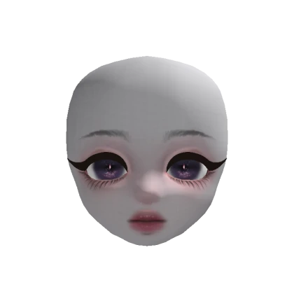 Ghost girl doll head v3 (no lashes)