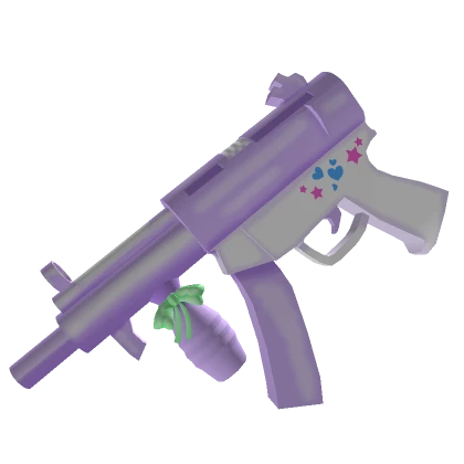 Video Game Aesthetic AK-45 Gun [Pastel Goth]