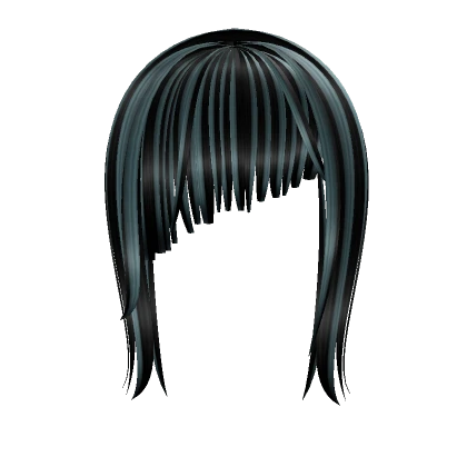 Emo y2k Bangs (black n blue)