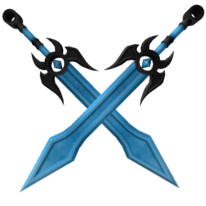 Blue Dual Overlord Sword