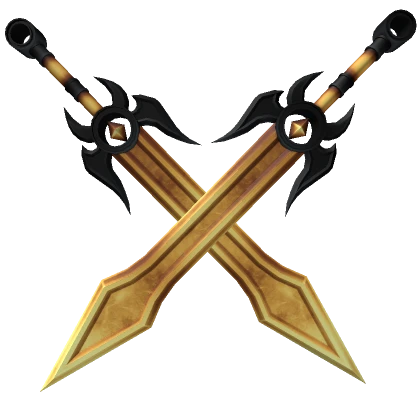 Gold Dual Overlord Sword