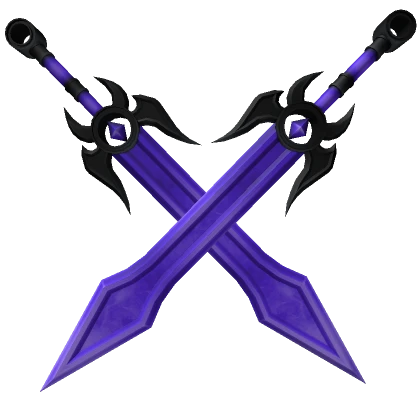 Purple Dual Overlord Sword