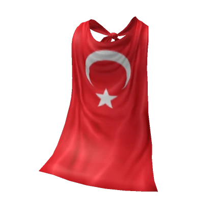 Turkey Flag Cape