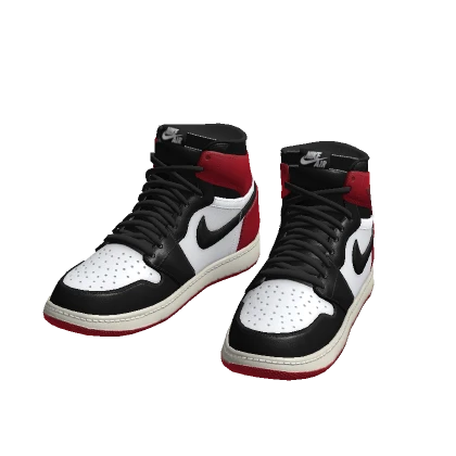 Black Toe Jauvens 1's Bred Shoes