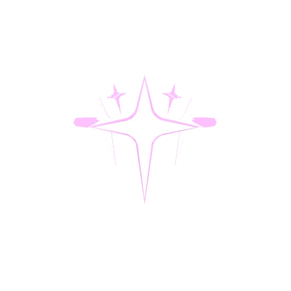 Neon Pink & White Sigil Crown