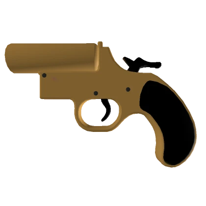 Yellow toy flare gun