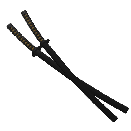 Yellow n Black Back Katanas